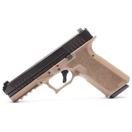 Handguns Polymer 80 Inc 4.49" 9mm P80 PFS9-CMP-FDE    FULLSIZE 9MM 17RD BLK/FDE • Model: 4.49"